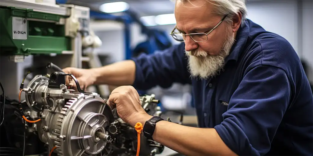 portrait of Electric Motor and Switch Assembler Repairer
