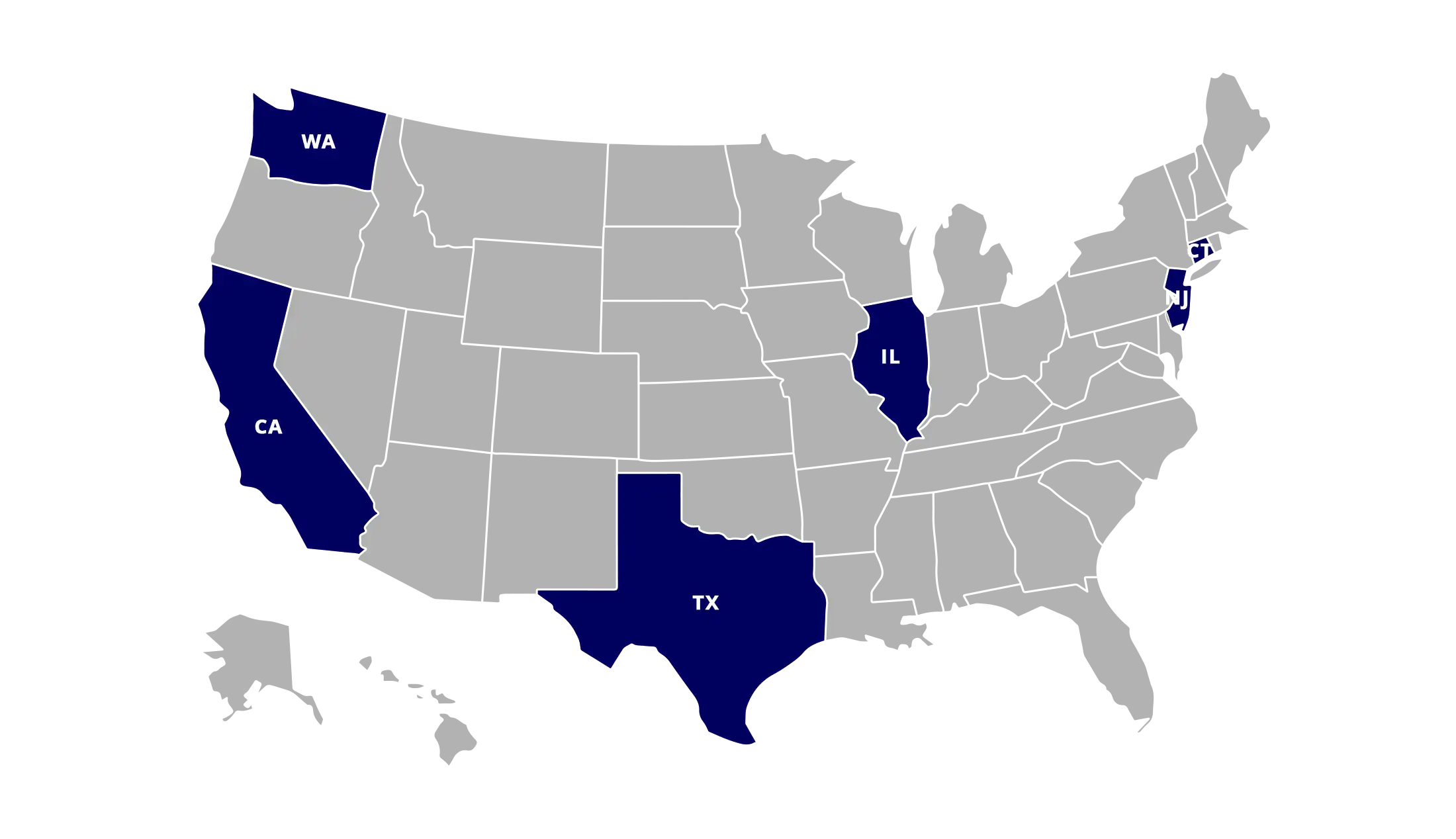 areas map