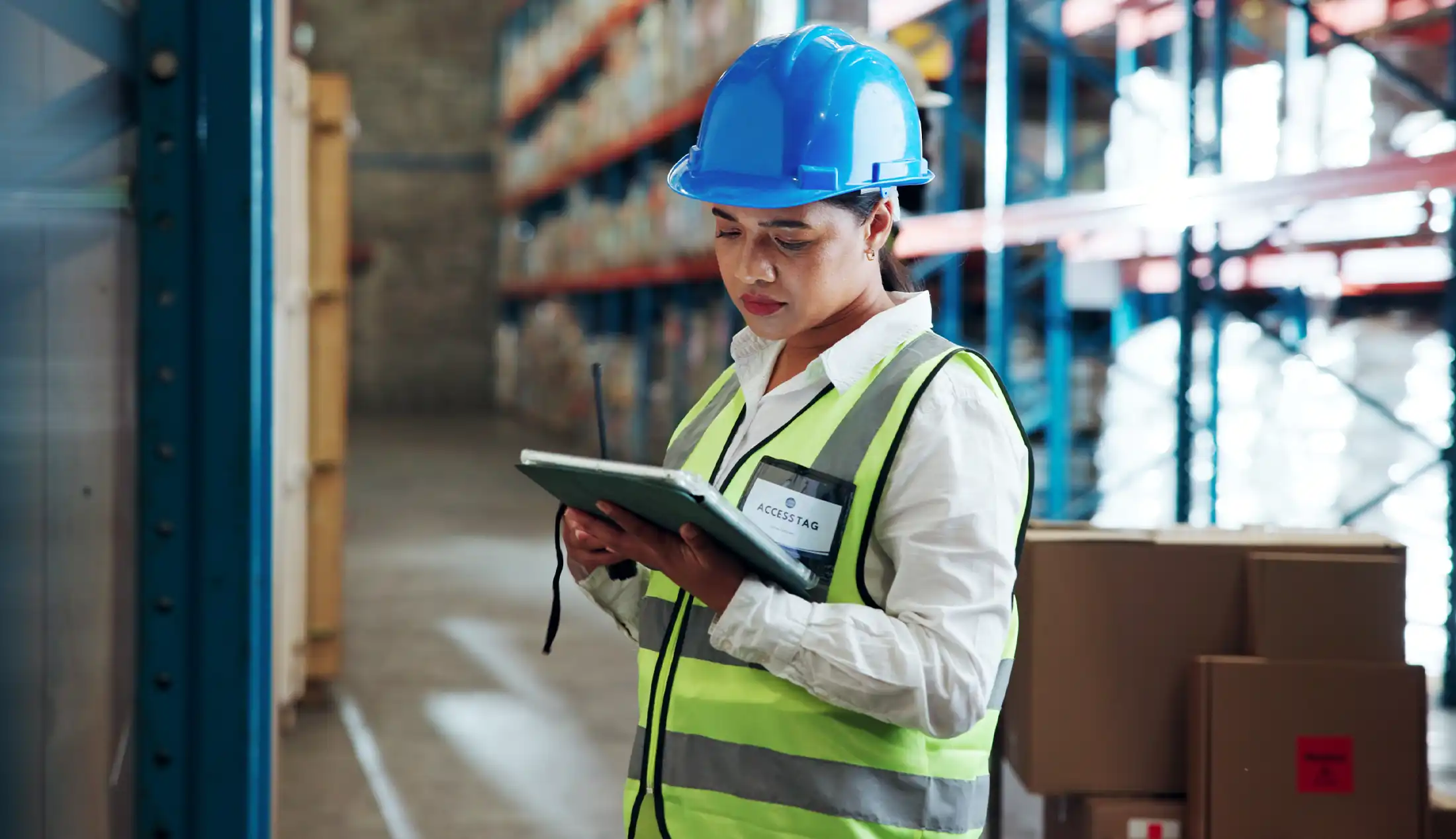 shipping and person with inventory management