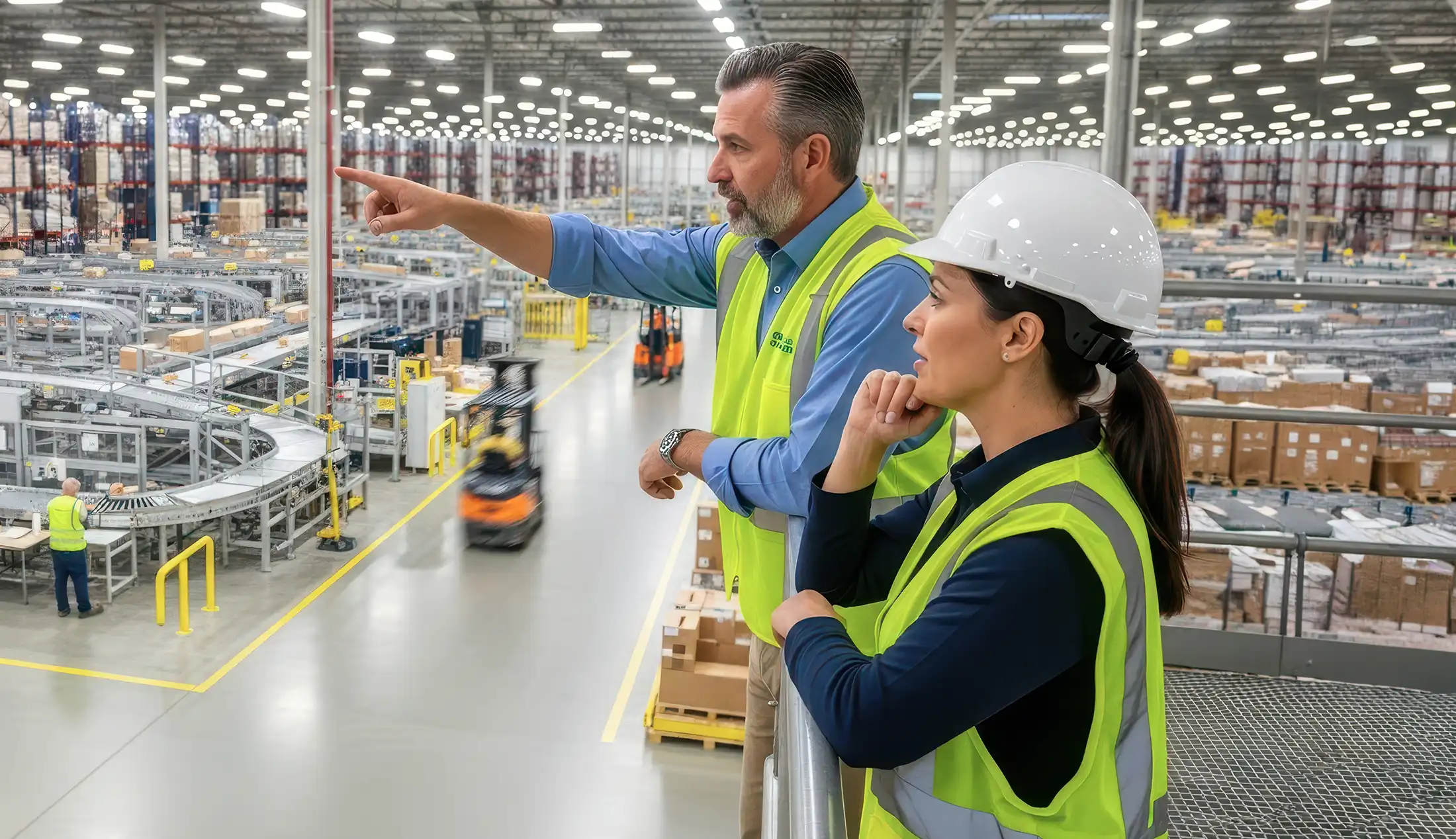 Onboarding large distribution center
